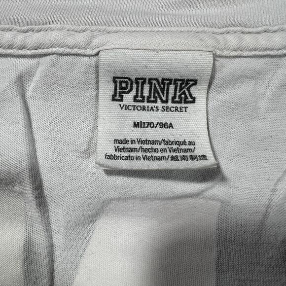 Y2K Victoria’s Secret PINK Long Sleeve + Route 66 Ringer Cropped Bundle Medium - Picture 4 of 8